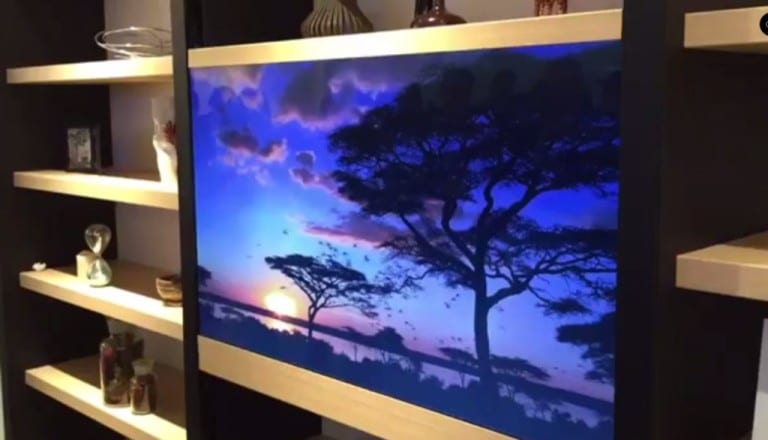 panasonic invisible tv