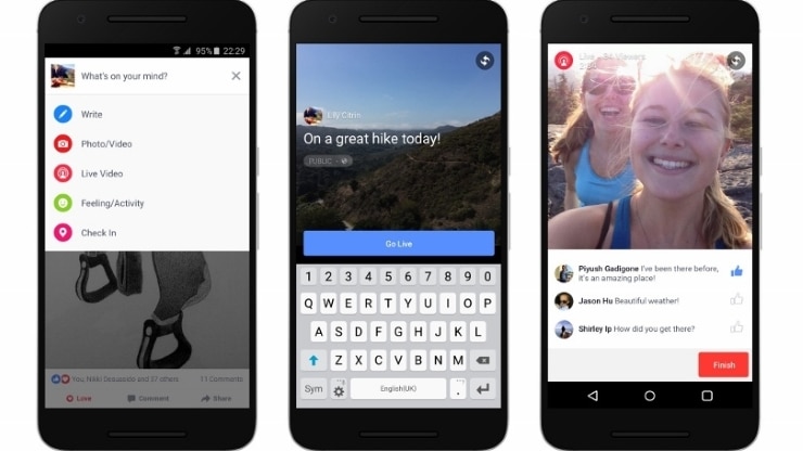 Facebook Live Video Streaming